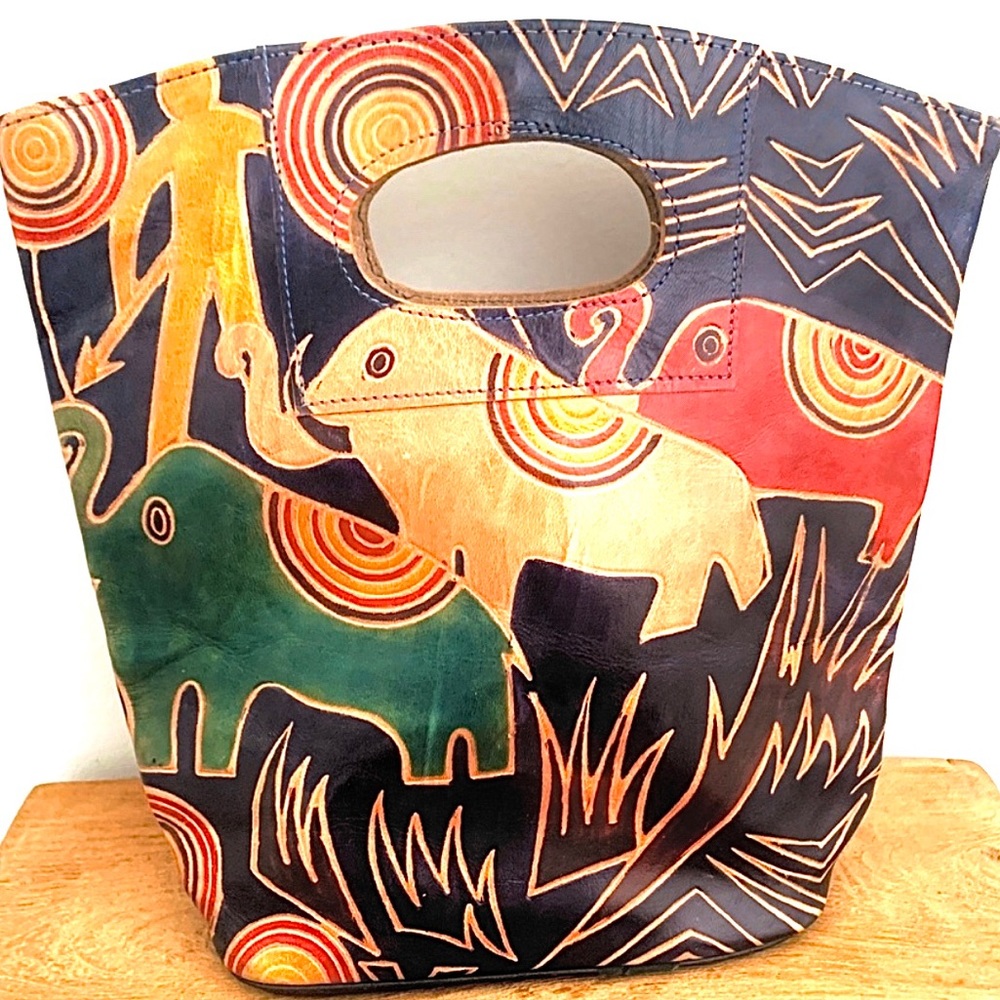 Vintage genuine leather purse